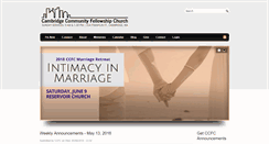 Desktop Screenshot of ccfc-church.org